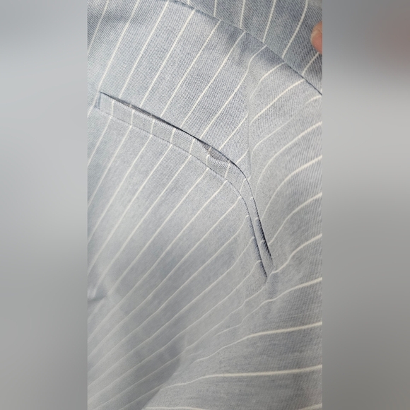 Hilary Radley Women's Mid Rise Bermuda Blue White Shorts 9" Inseam Size XXL NWT - Picture 7 of 12